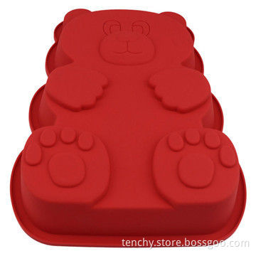 Silicone Cake Molds, Silicone Cake Molds with Bear Shape